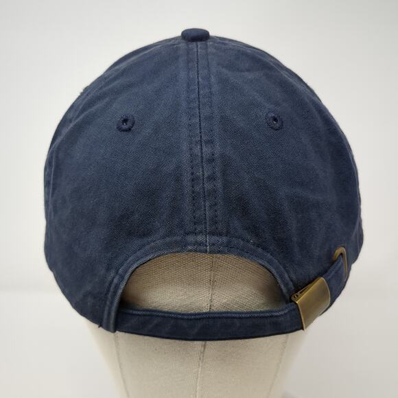 Nautica Jeans Slideback Hat Blue One Size Adjustable Embroidered 6 Panel - Picture 6 of 9